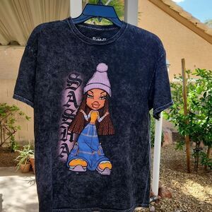 Sasha Graphic Black Women's Tee